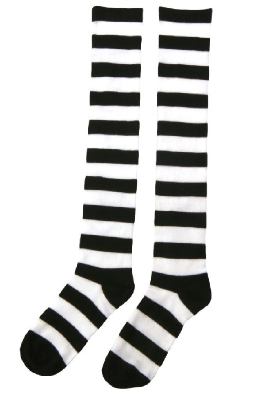 Women's Striped Witch Socks