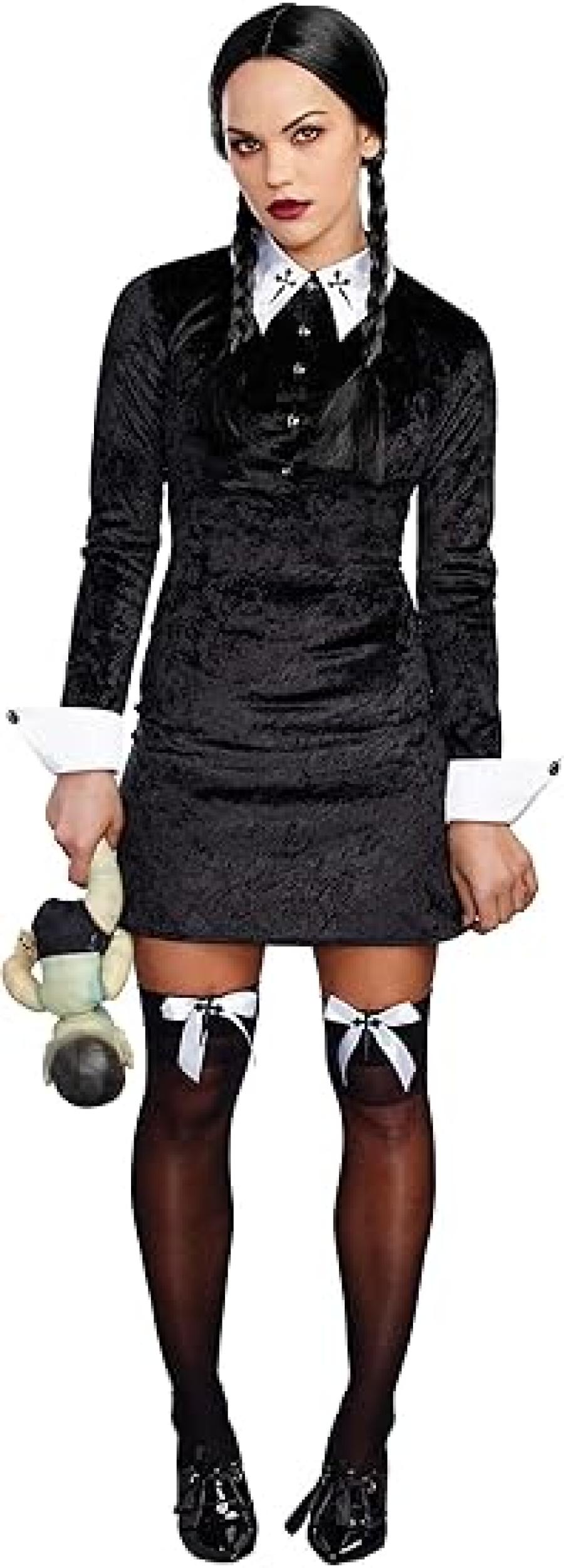 Dreamgirl Adult Womens Wednesday, Friday Halloween Costume