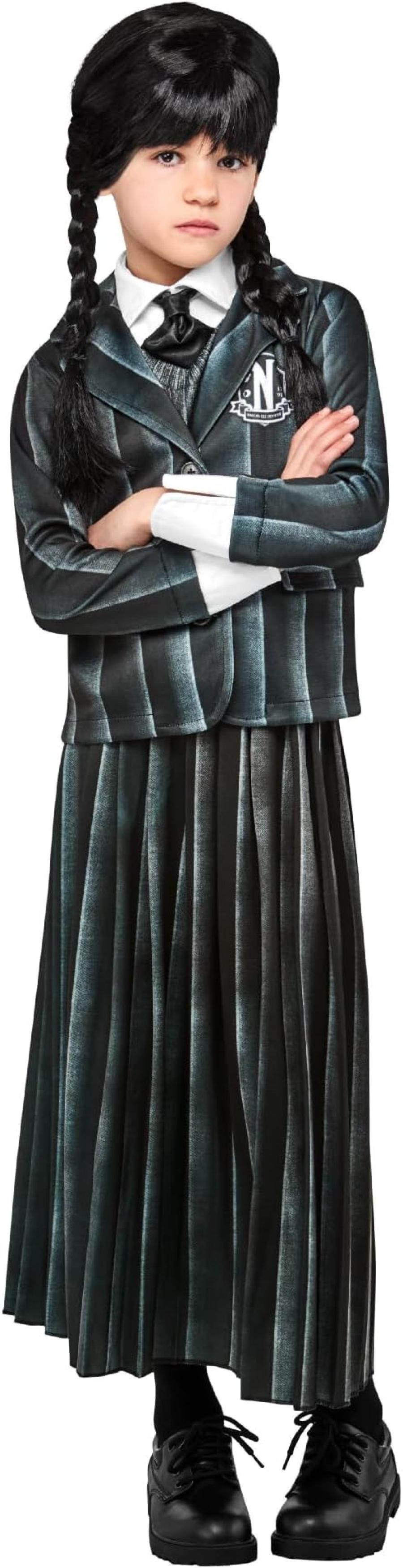 Rubies Girl's Wednesday Costume Nevermore School Uniform