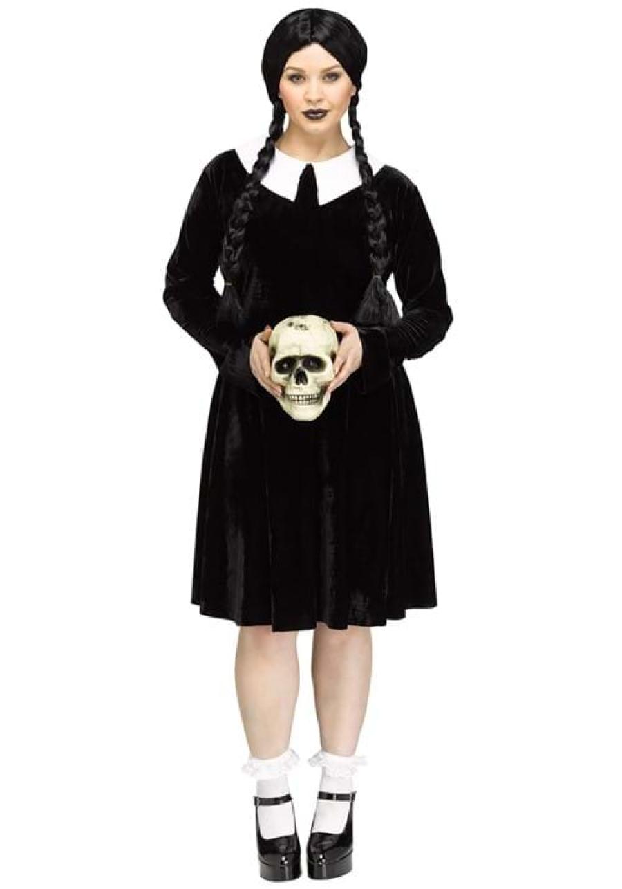 Plus Size Gothic Girl Costume Dress for Women